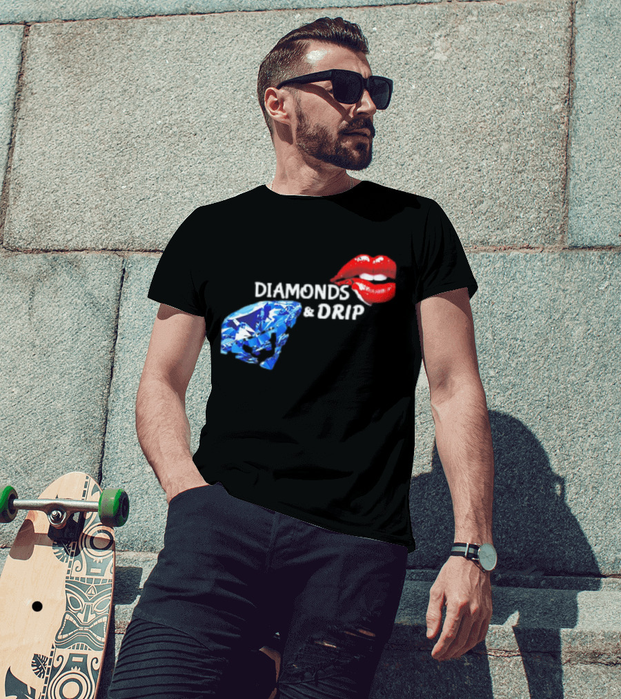 Diamonds And Drip Lips Of Seduction Classic T-Shirt