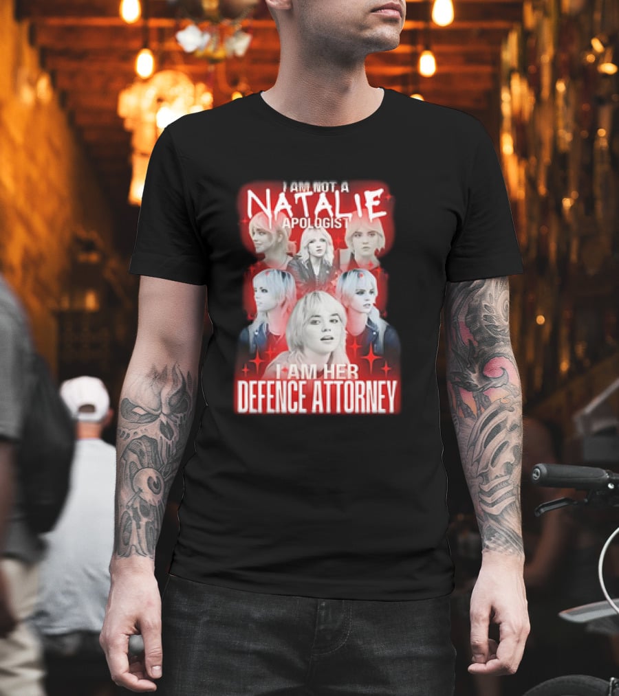 Natalie Yellowjackets Apologist I Am Her Defence Attorney T-Shirt