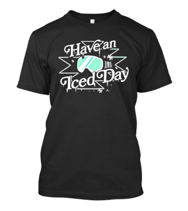AriZone Iced Day Snow Goggles Winter Fun T-Shirt