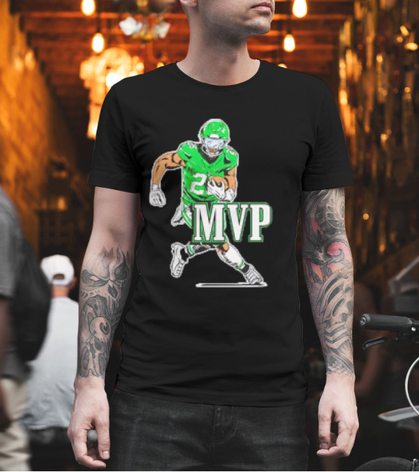 Philadelphia Eagles Number 26 Green Uniform MVP T-Shirt Philadelphia Eagles Number 26 Green Uniform MVP T-Shirt