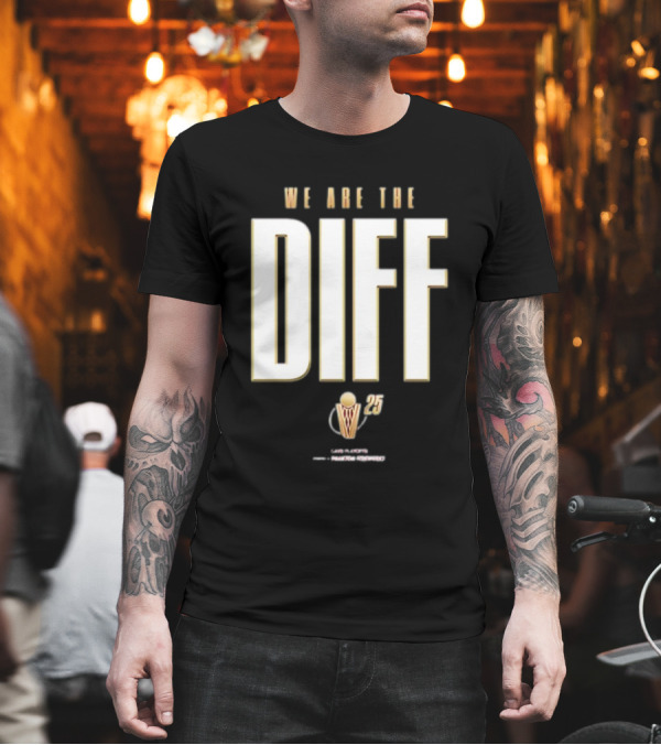 Cleveland Cavaliers We Are The Diff NBA 75 Trophy Logo T-Shirt Cleveland Cavaliers We Are The Diff NBA 75 Trophy Logo T-Shirt