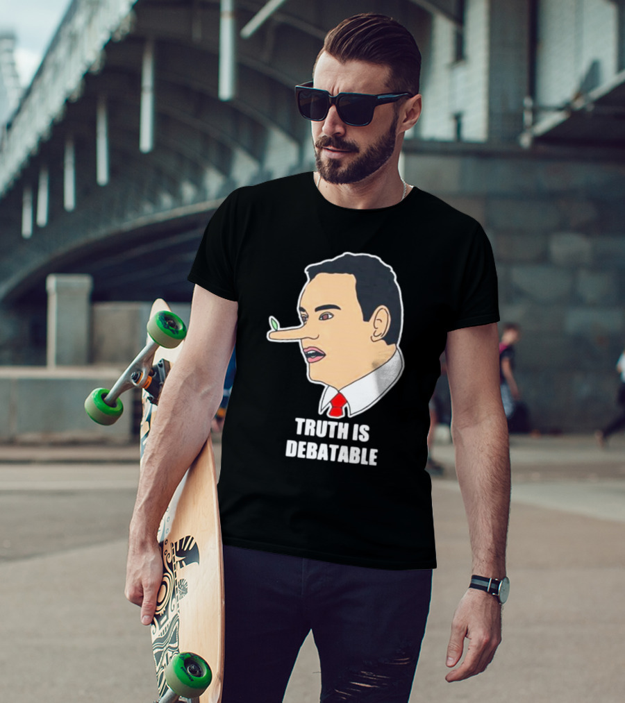 Funny George Santos Congressman Truth Is Debatable Nose T-Shirt