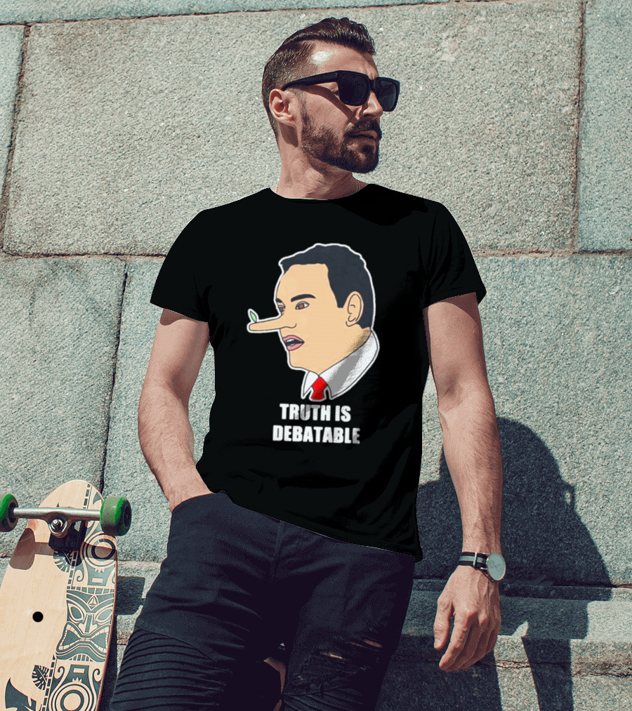 Funny George Santos Congressman Truth Is Debatable Nose T-Shirt
