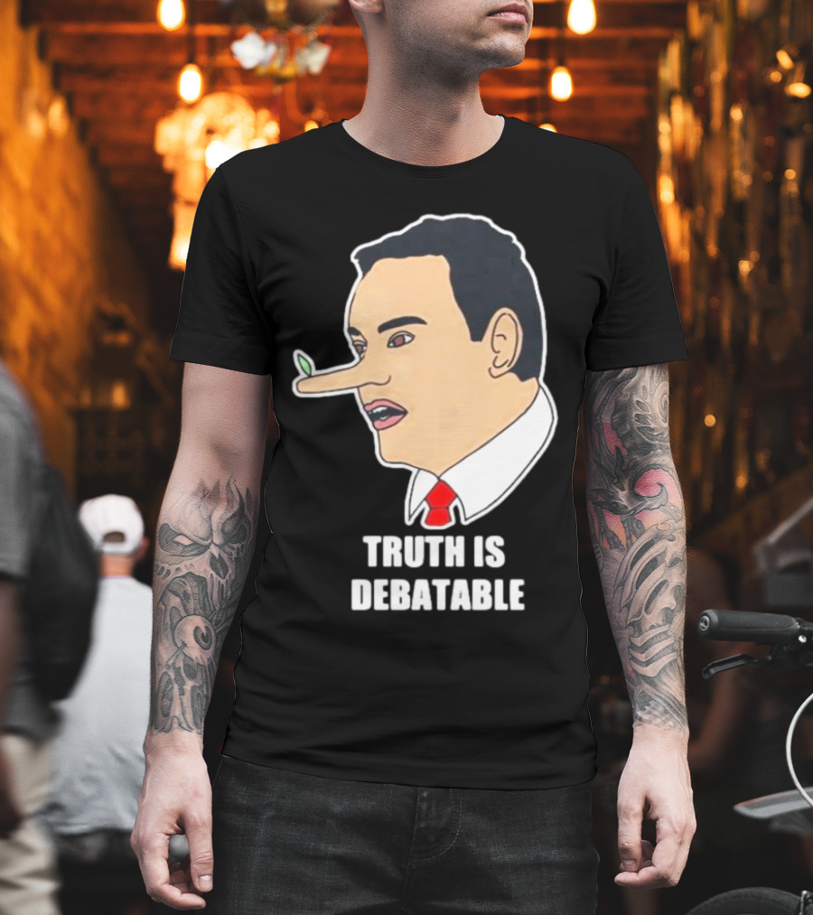 Funny George Santos Congressman Truth Is Debatable Nose T-Shirt