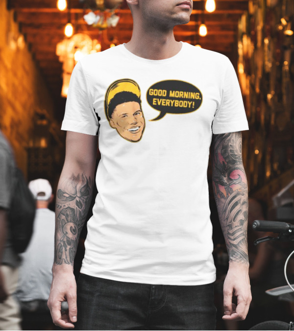 Juan Soto Good Morning Everybody Speech Bubble T-Shirt Juan Soto Good Morning Everybody Speech Bubble T-Shirt