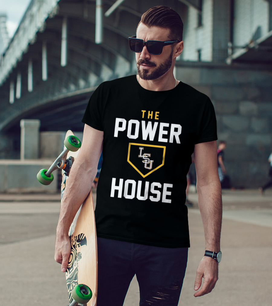 LSU Tigers The Powerhouse Baseball T-Shirt