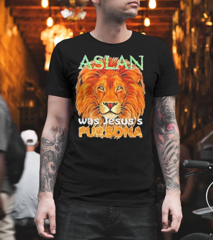 Aslan Was Jesus’s Fursona Lion T-Shirt
