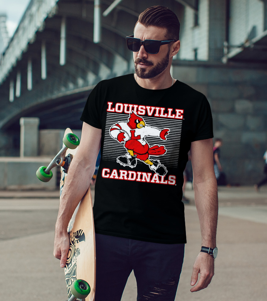 Louisville Cardinals Football Bird Heisman T-Shirt