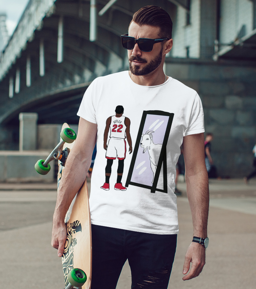 Jimmy Butler 22 Mirror Reflection Goat T-Shirt