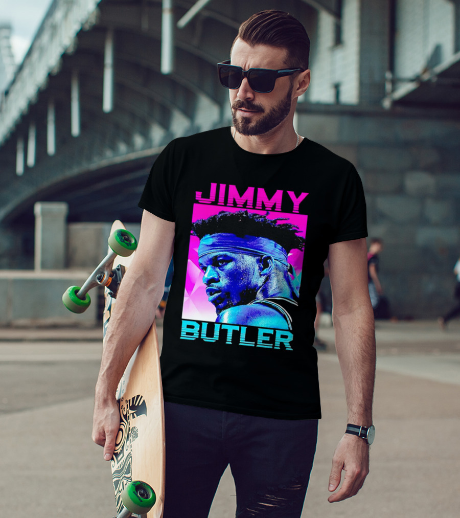 Jimmy Butler Retro Neon T-Shirt