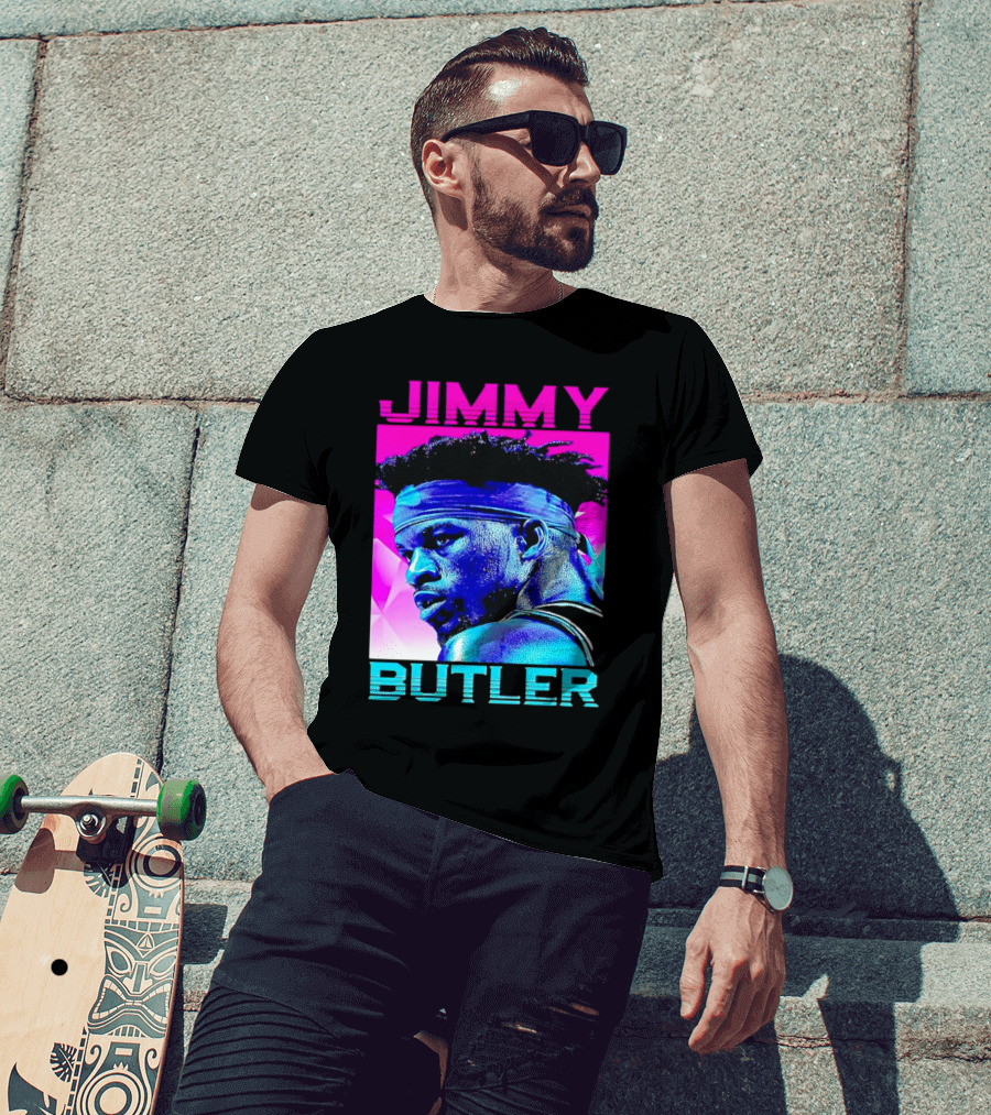Jimmy Butler Retro Neon T-Shirt
