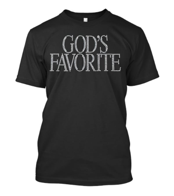 GOD'S FAVORITE Diamond Lettering T-Shirt