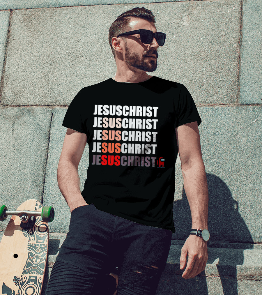 Jesus Christ Among Us Impostor Meme T-Shirt