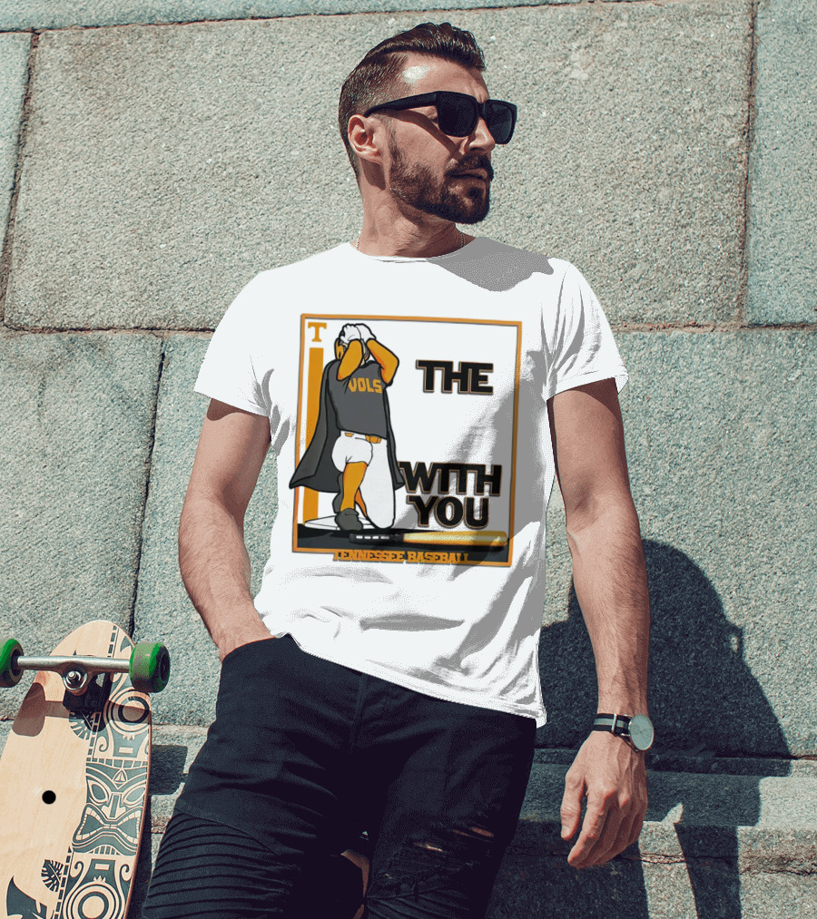 Tennessee Volunteers Baseball May The Vols Be With You T-Shirt