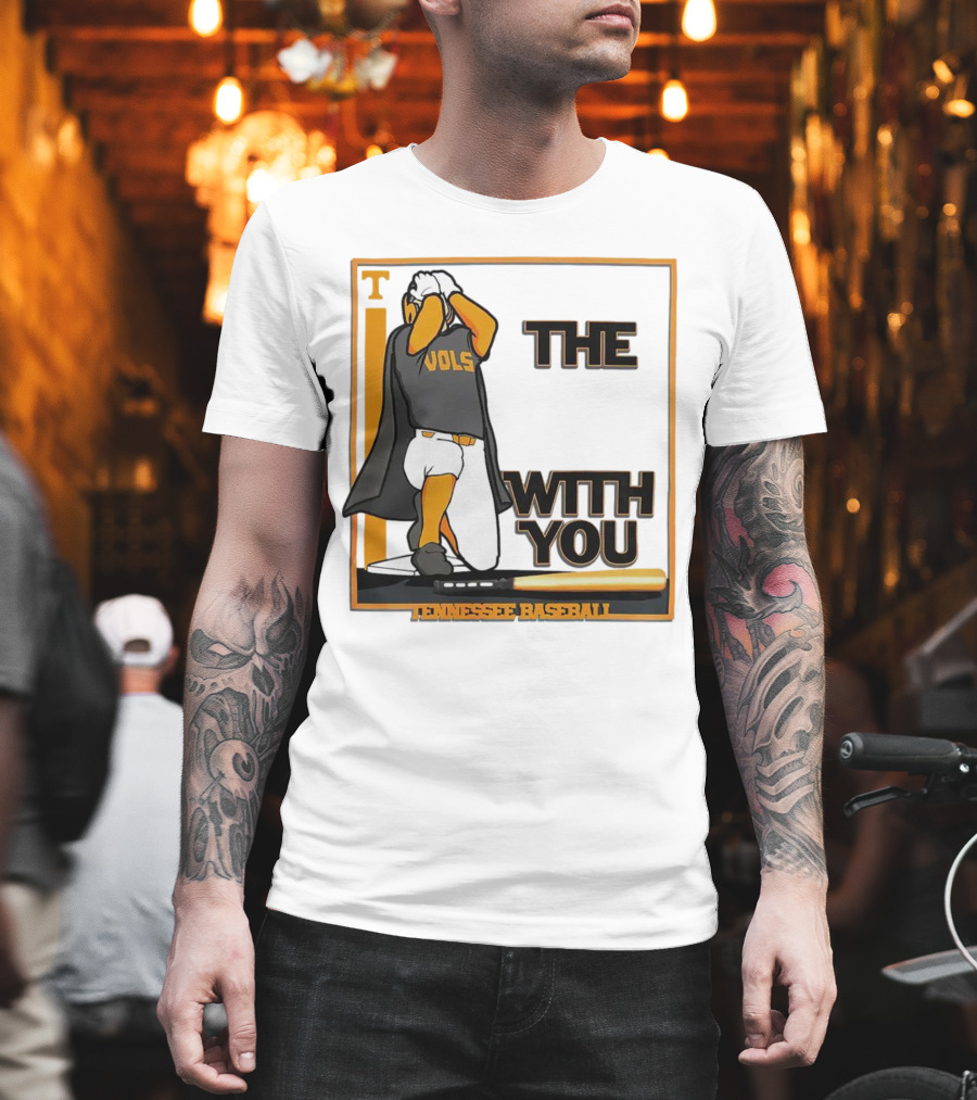 Tennessee Volunteers Baseball May The Vols Be With You T-Shirt