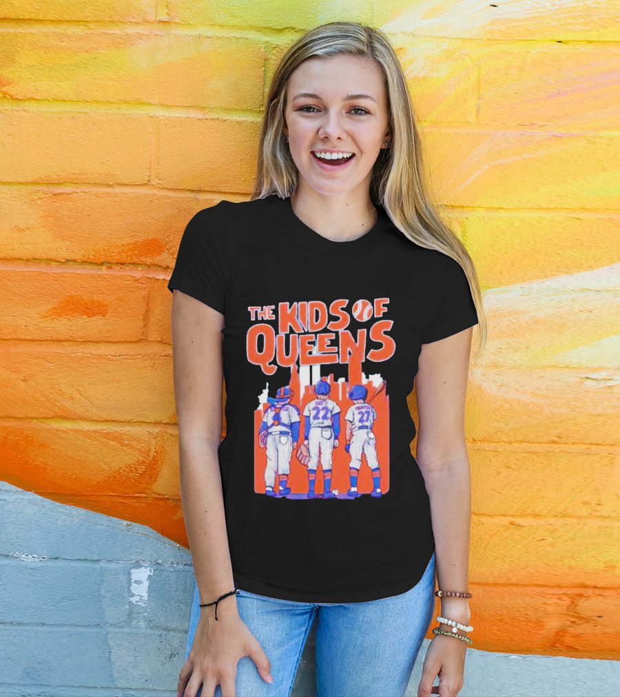 Francisco Alvarez Brett Baty Mark Vientos The Kids Of Queens New York Mets Players T-Shirt