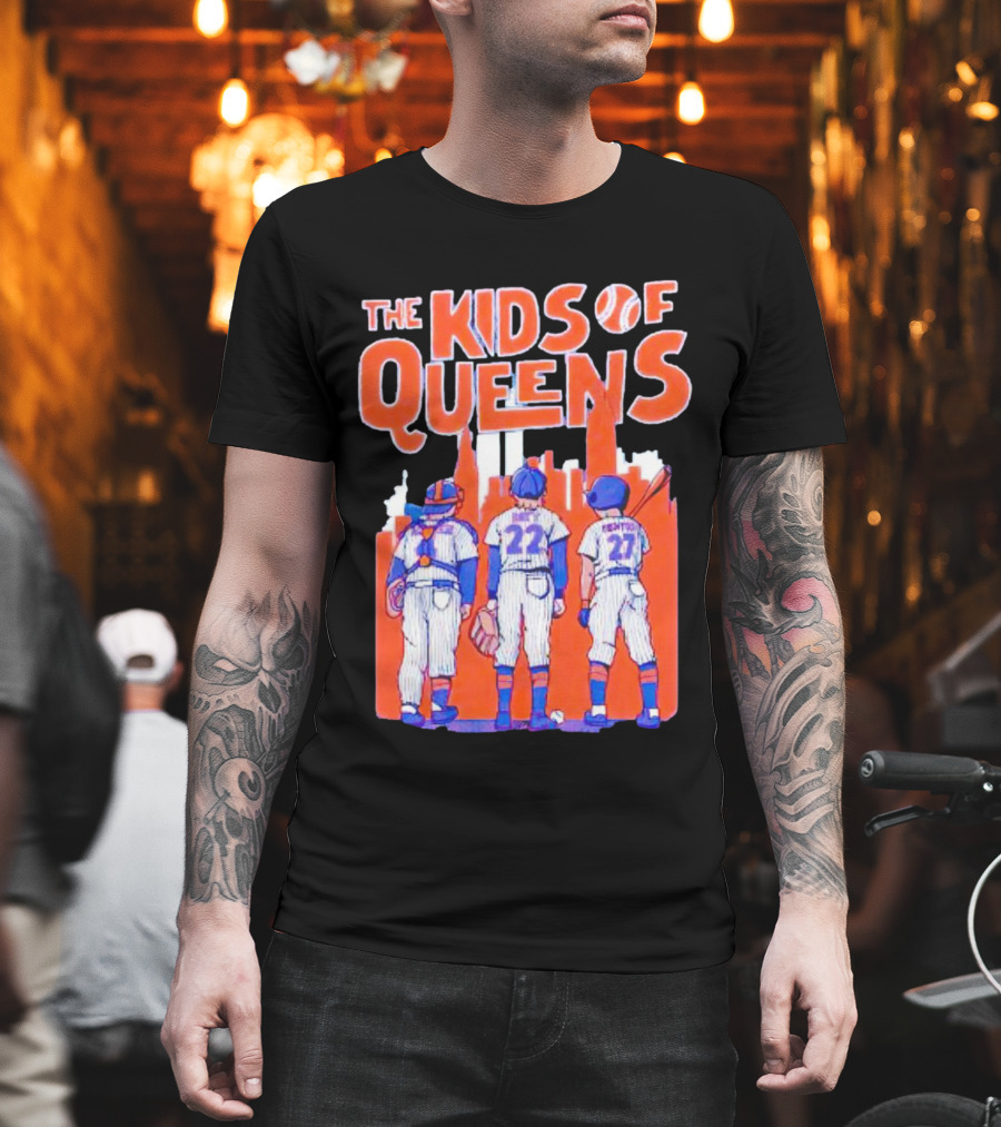 Francisco Alvarez Brett Baty Mark Vientos The Kids Of Queens New York Mets Players T-Shirt