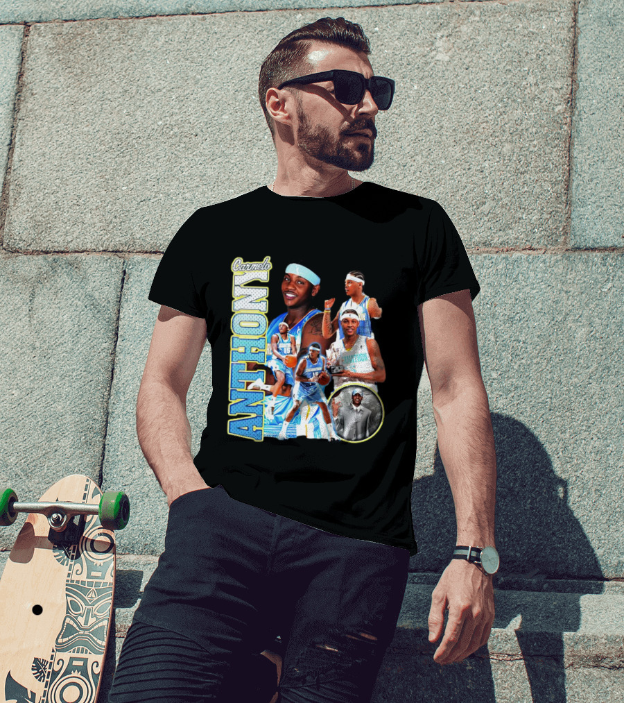 Carmelo Anthony Denver Basketball Legend T-Shirt