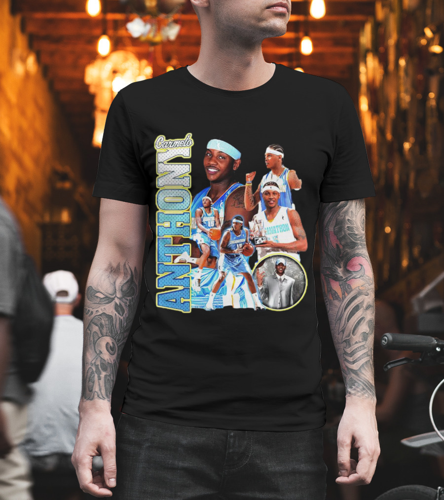 Carmelo Anthony Denver Basketball Legend T-Shirt