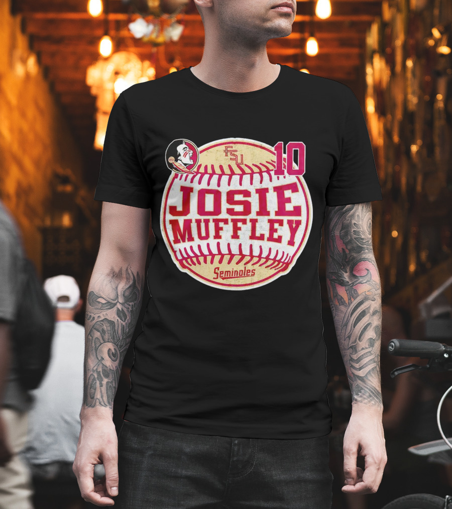Florida State Seminoles Josie Muffley FSU Softball 10 T-Shirt