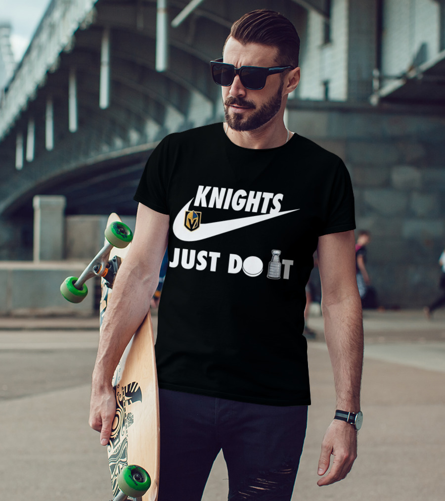 Knights Vegas Golden Hockey Just Do It Cup T-Shirt