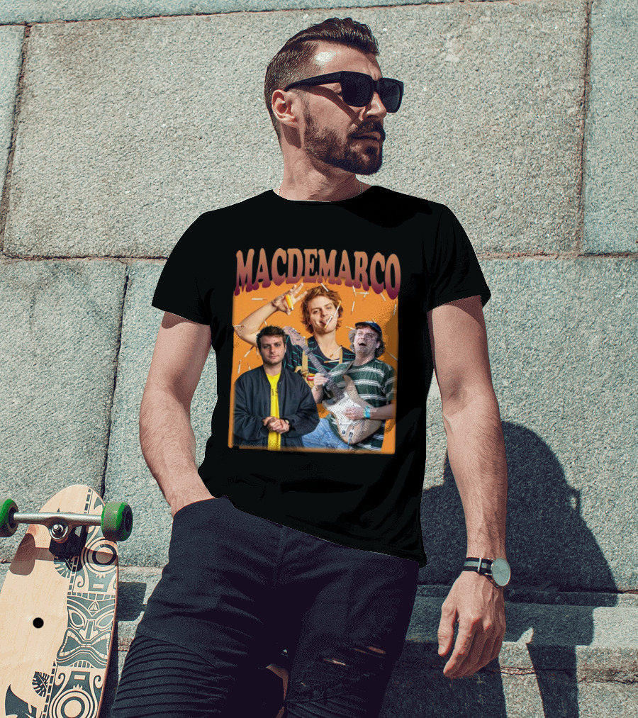 Mac Demarco Cigarette Portrait Trio T-Shirt