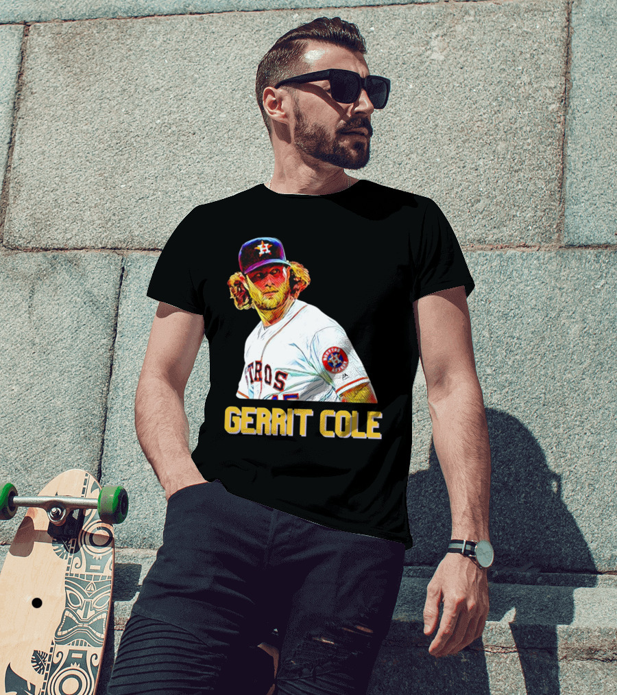Gerrit Cole Astros Houston Baseball Player T-Shirt