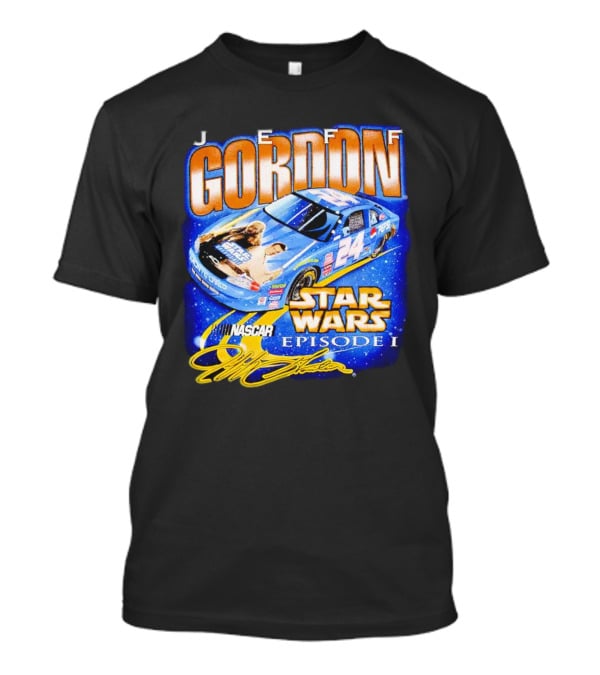 Jeff Gordon NASCAR Star Wars Episode I Racing Car 24 T-Shirt