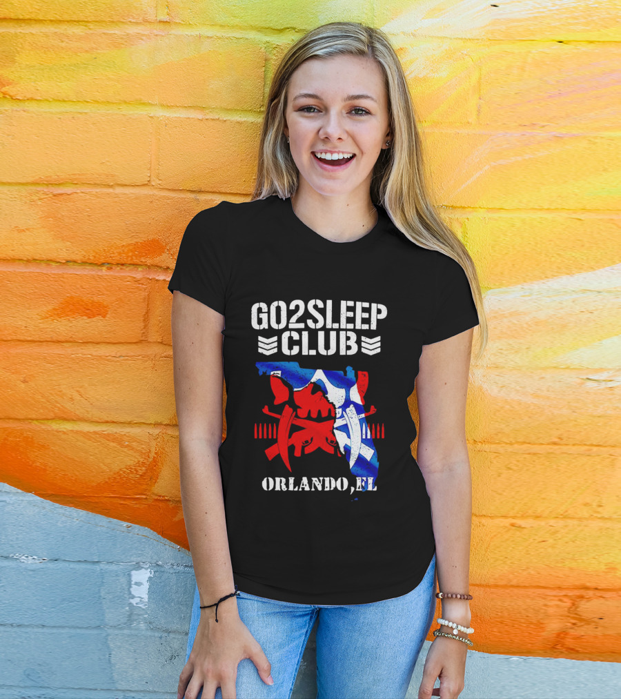 Go2Sleep Club Florida Theme Orlando FL Kenta T-Shirt
