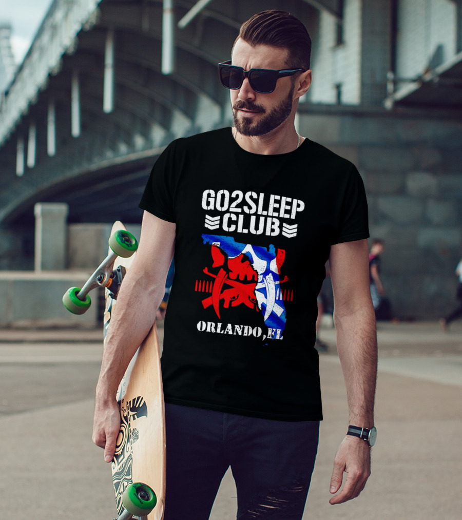 Go2Sleep Club Florida Theme Orlando FL Kenta T-Shirt
