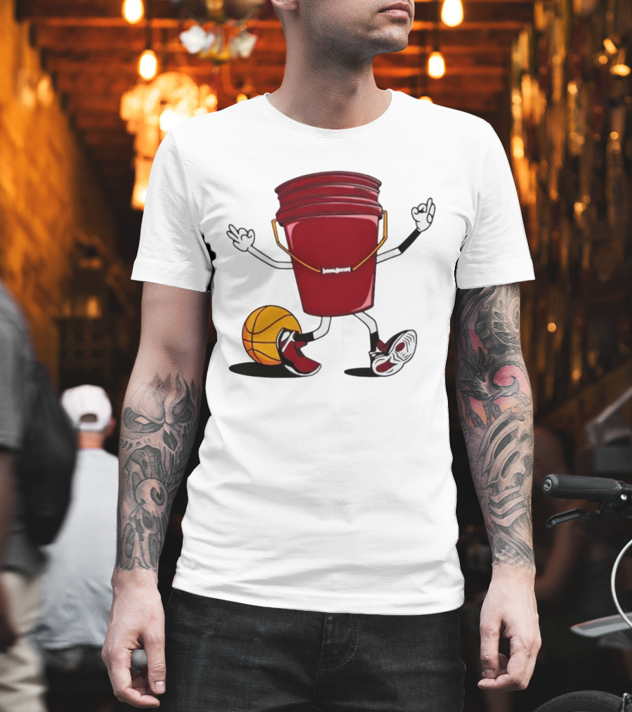 Jimmy Butler Miami Heat Basketball Bucket Character T-Shirt