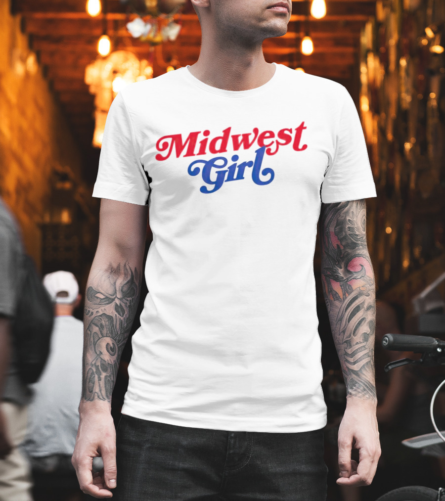 Midwest Girl Red Blue T-Shirt