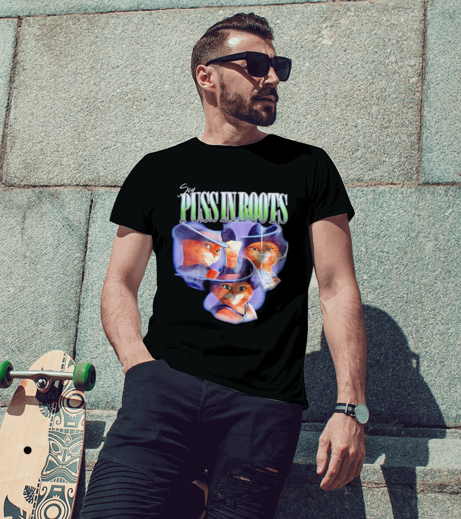 Soy Puss In Boots Trio With Hats And Sword T-Shirt