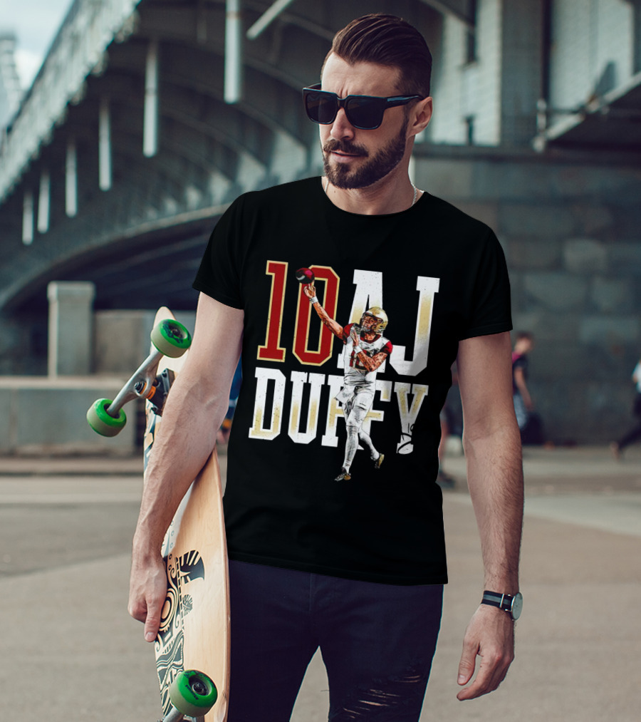 Aj Duffy 10 Florida State Seminoles Football Player T-Shirt