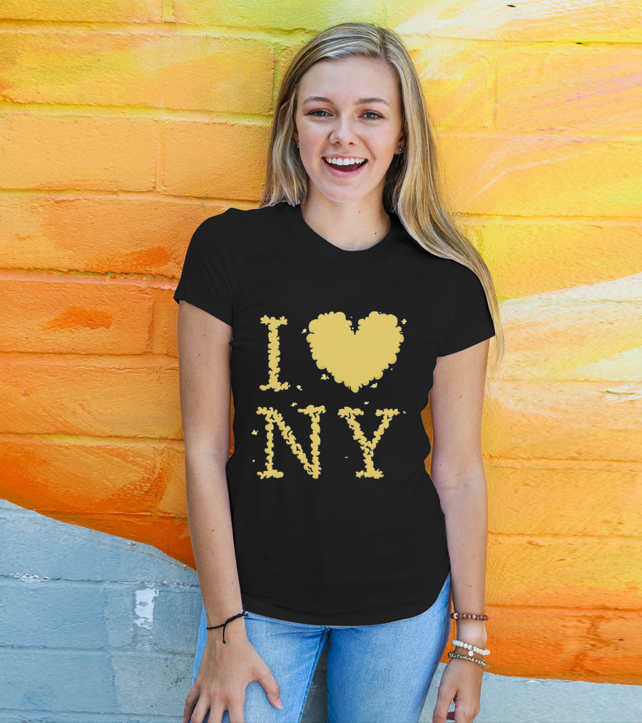 I Love NY Smoke Edition Puff Lettering T-Shirt