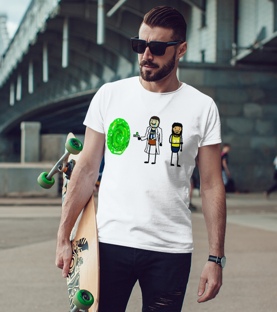 Rick-ola Jokic And Jamal Morty Denver 15 27 Portal T-Shirt