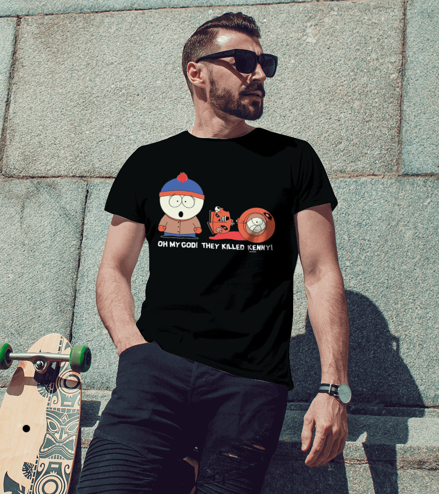Oh My God They Killed Kenny South Park Classic Scene T-Shirt