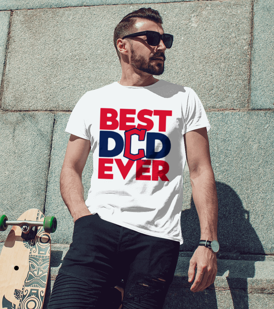 Best Dad Ever MLB Cleveland Guardians T-Shirt