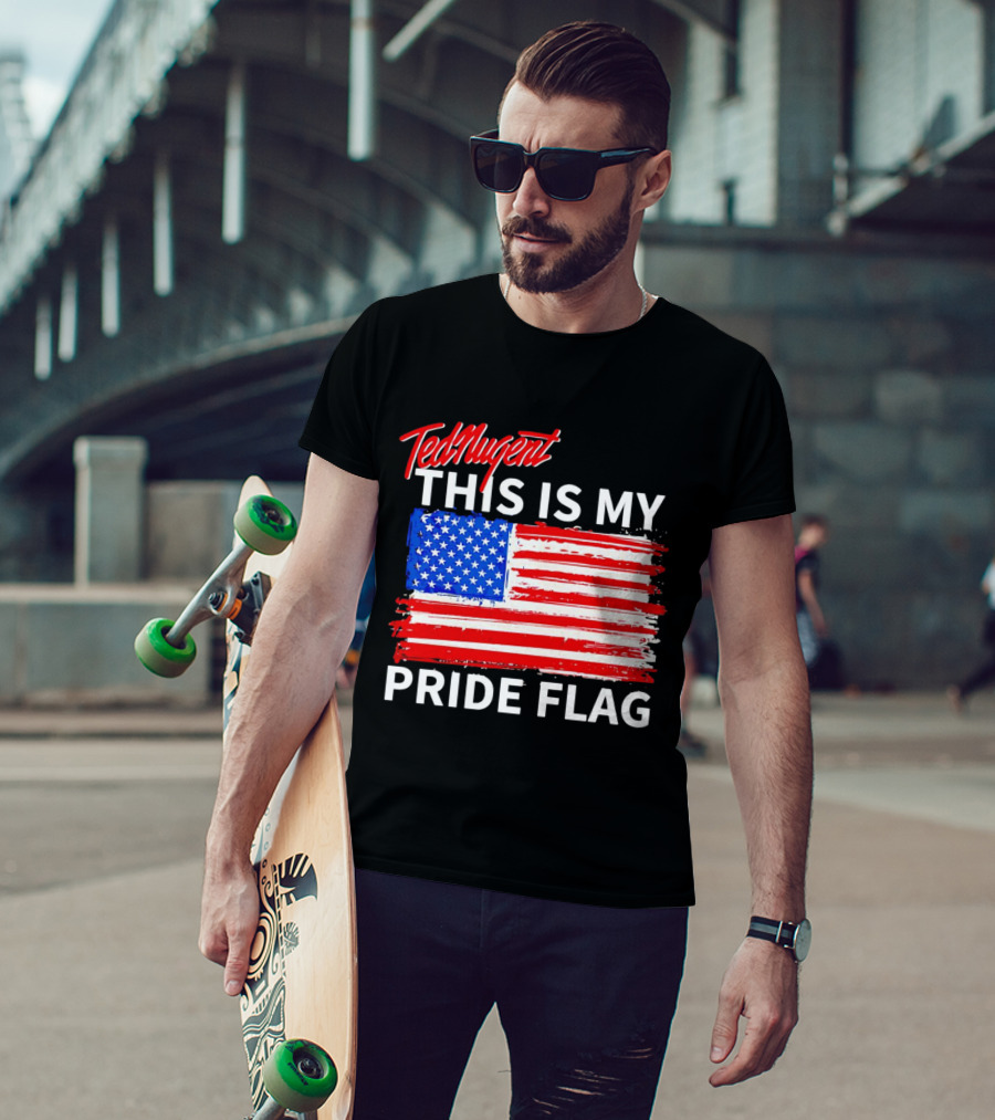 Ted Nugent This Is My Pride Flag American Colors T-Shirt