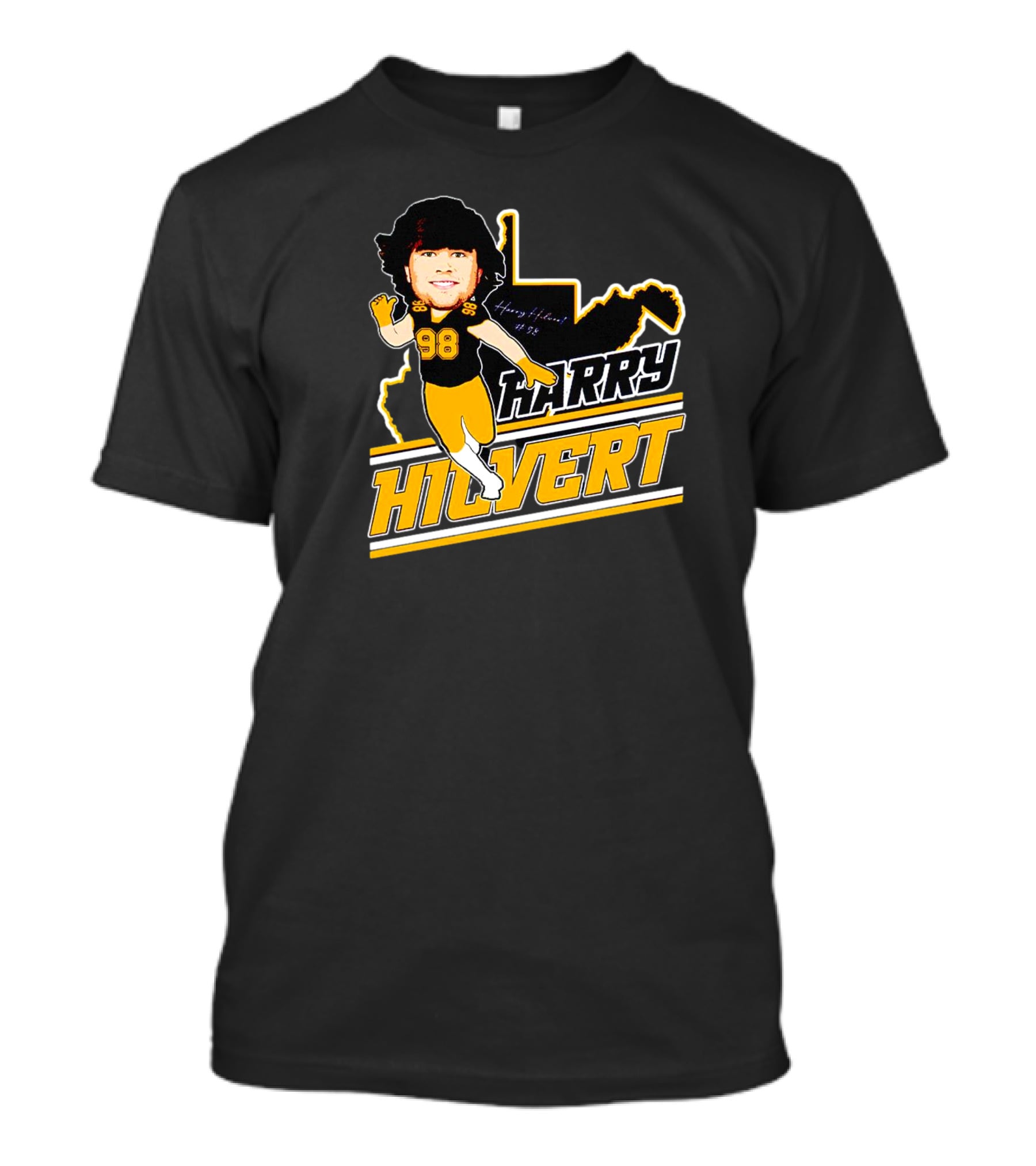 Harry Hilvert 98 West Virginia Mountaineers T-Shirt