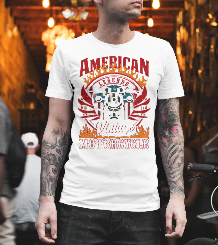 American Legends Vintage Motorcycle T-Shirt