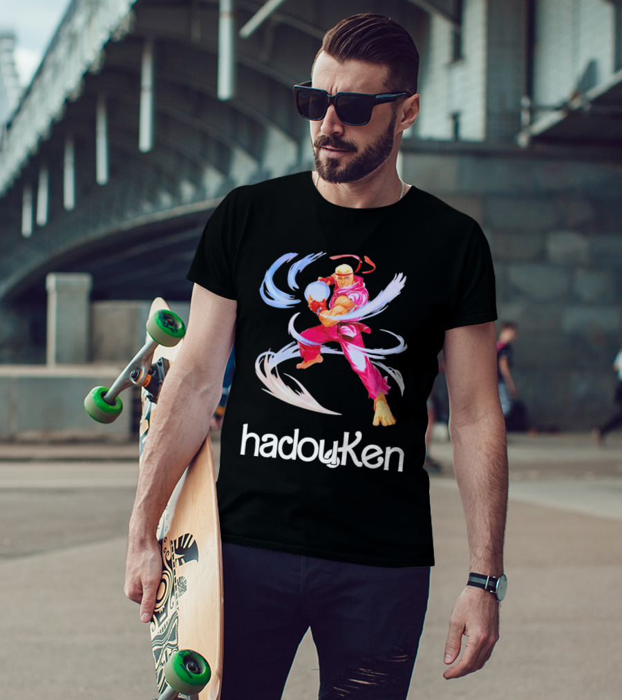 Barbie Hadou Ken Fighter Moves Hadouken T-Shirt