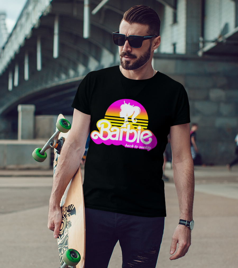 Barbie Back To Reality Retro Sunset T-Shirt
