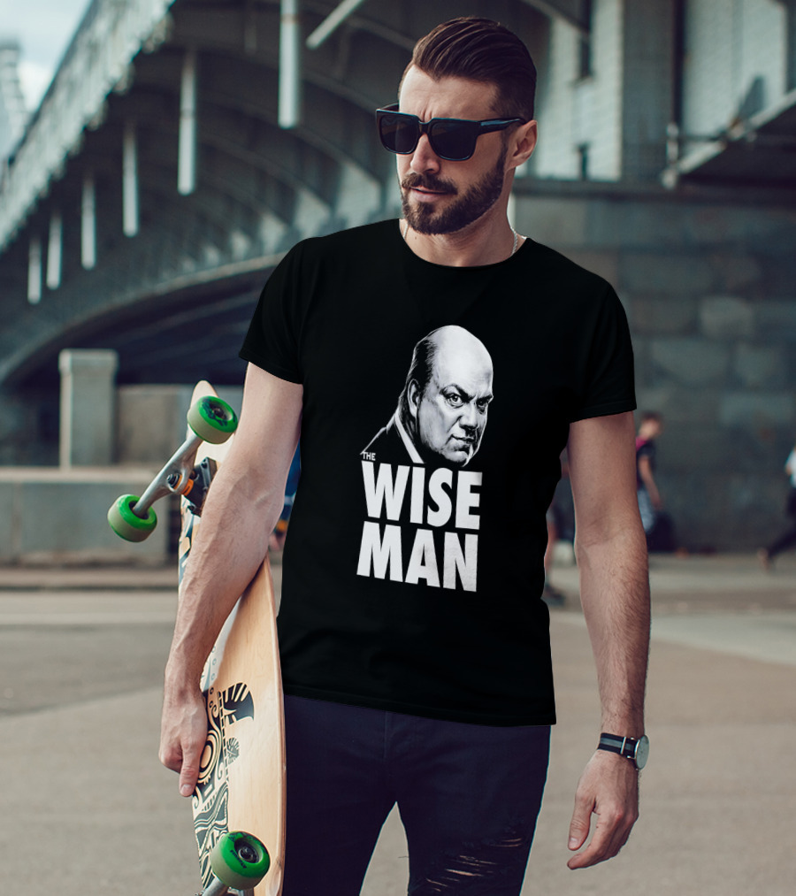 Paul Heyman The Wise Man Portrait WWE Acknowledgment T-Shirt