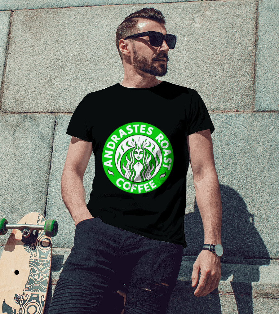 Andrastes Roast Coffee Inquisition Green T-Shirt