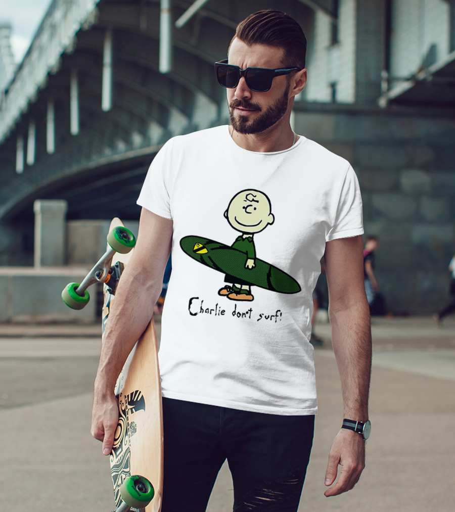 Charlie Brown Don't Surf Vintage T-Shirt
