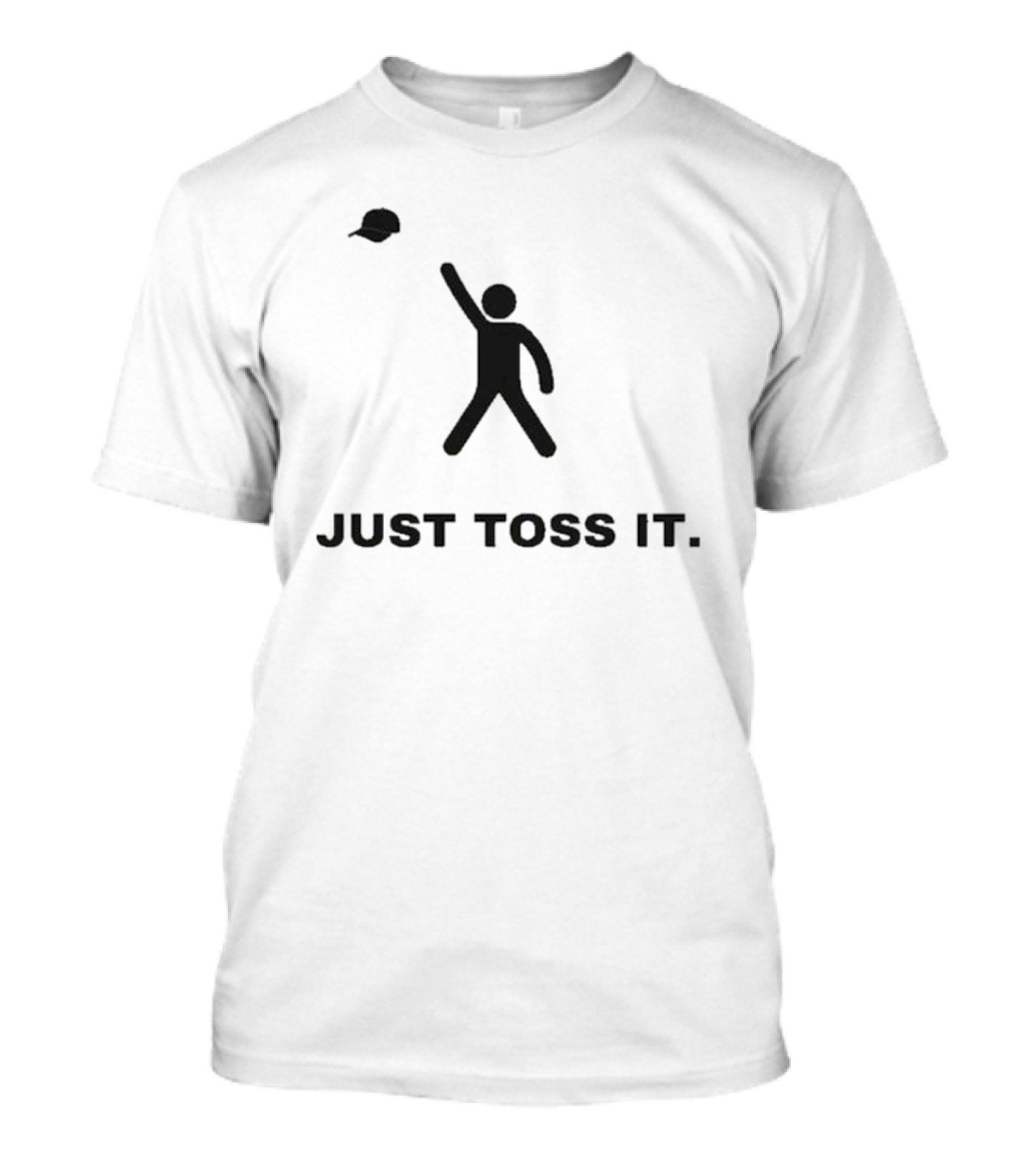 Montgomery Alabama Brawl Just Toss It Iconic Silhouette And Cap In Motion T-Shirt