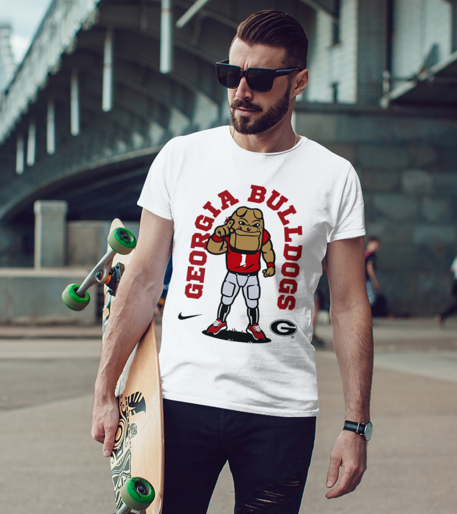 Georgia Bulldogs Mascot Athletic Bulldog T-Shirt