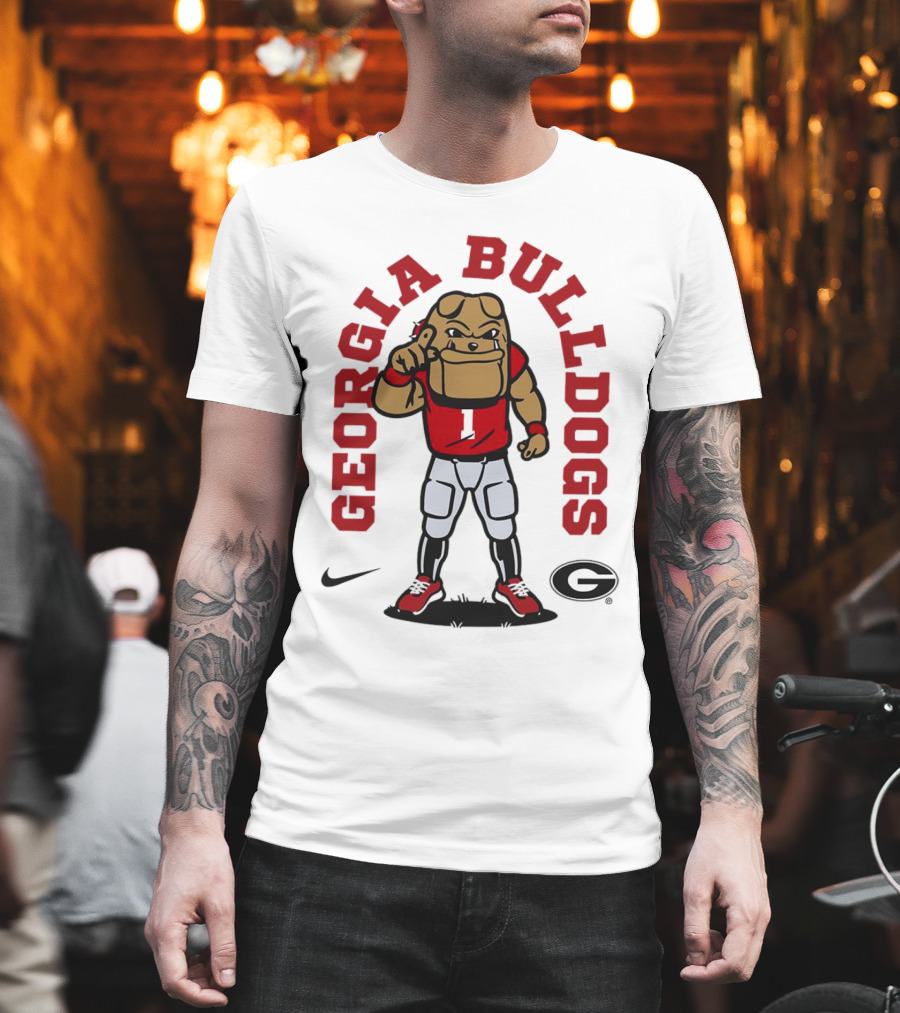 Georgia Bulldogs Mascot Athletic Bulldog T-Shirt