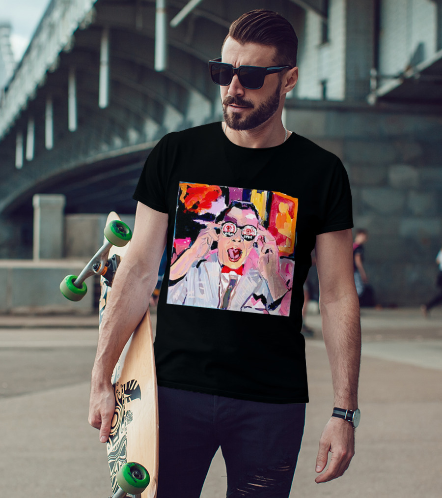 Pee Wee Herman 80s Jambi Playhouse Retro Glasses T-Shirt